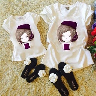 Set áo đôi mẹ & bé gái