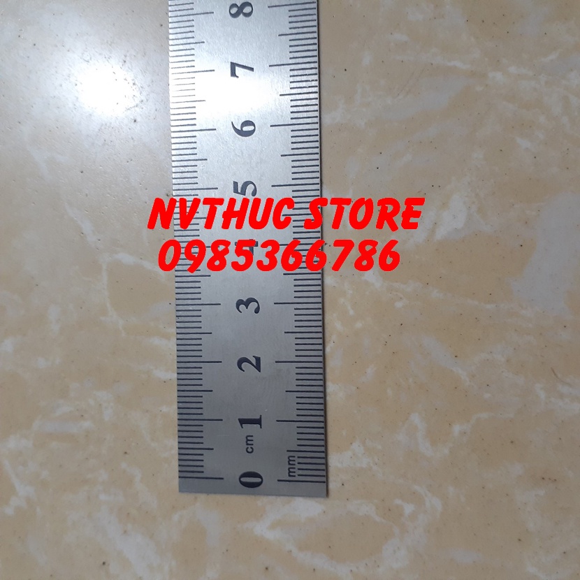 Thước đo chính xác hai mặt làm mô hình thủ công dài 30cm dày 0.45mm