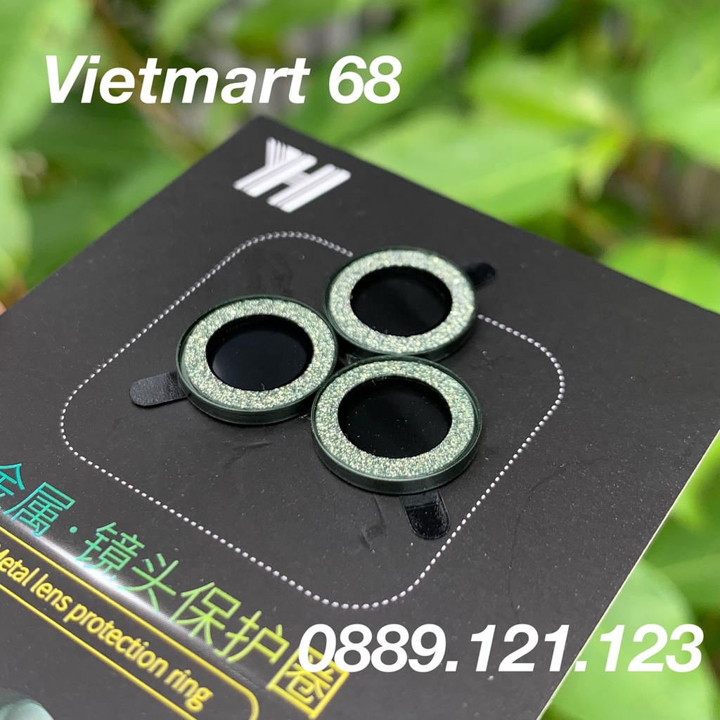 Bộ 3 Vòng Kim Tuyến Bảo Vệ Camera IPhone 11Pro/ 11Pro Max - Chống vân tay, Chống mờ camera