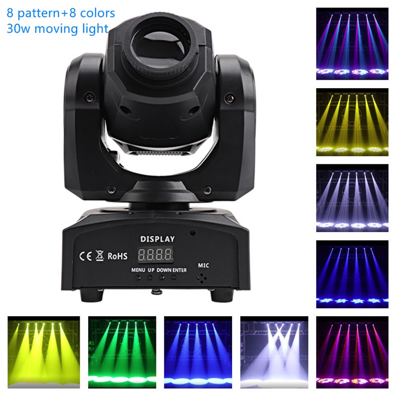 Đèn led 30w Có Thể Di Chuyển Đầu gobo