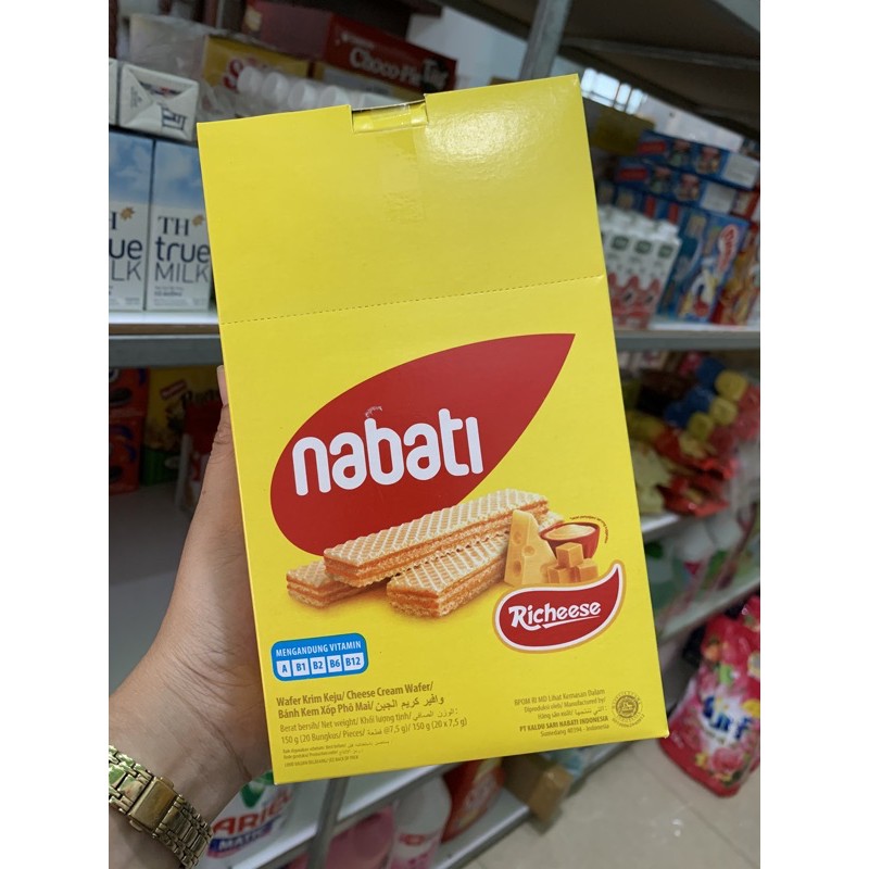 Bánh xốp Nabati vị phô mai 150g