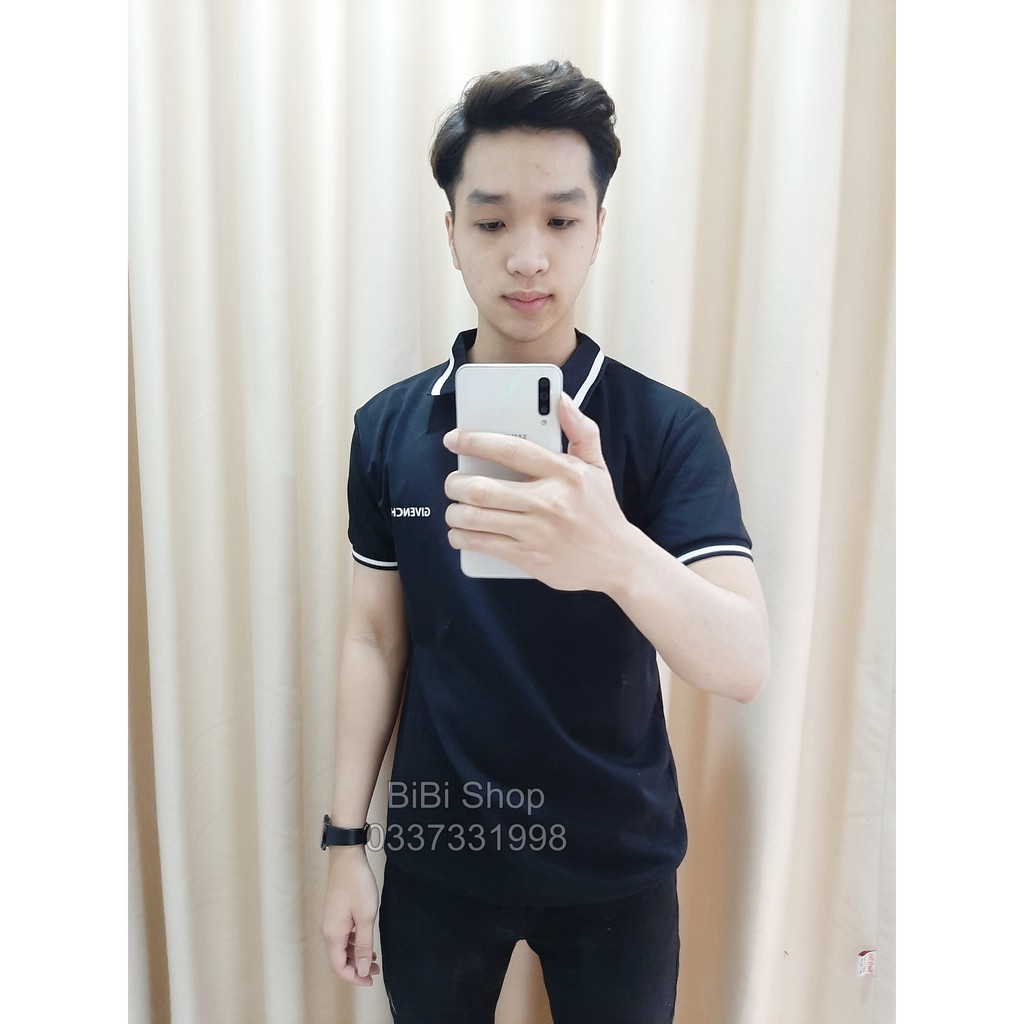 Áo Thun Nam Polo Cổ Bẻ Logo Givency Cao Cấp BB8 - | BigBuy360 - bigbuy360.vn
