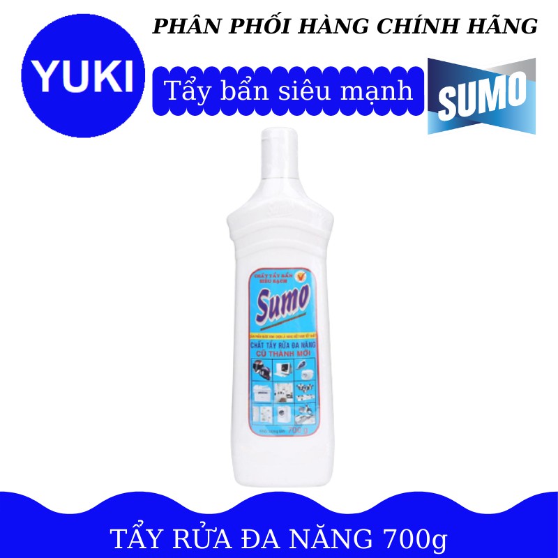 Combo 2 Chai Tẩy Rửa Đa Năng Trắng Sumo 700g | YUKI MISE