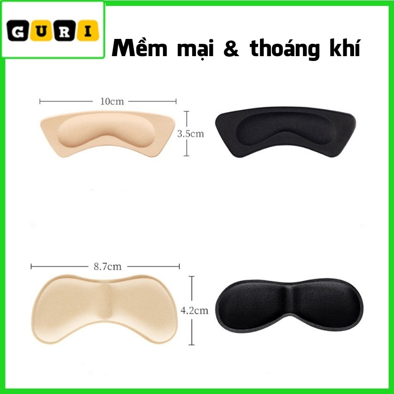 Lót giày cao gót nữ êm chân 4D chống trầy xước, chống trượt, khử mùi hiệu quả | Phụ kiện giày nữ Guri LG02