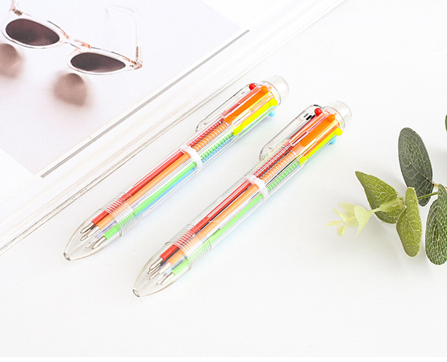 Bút bi 6 màu tiện lợi