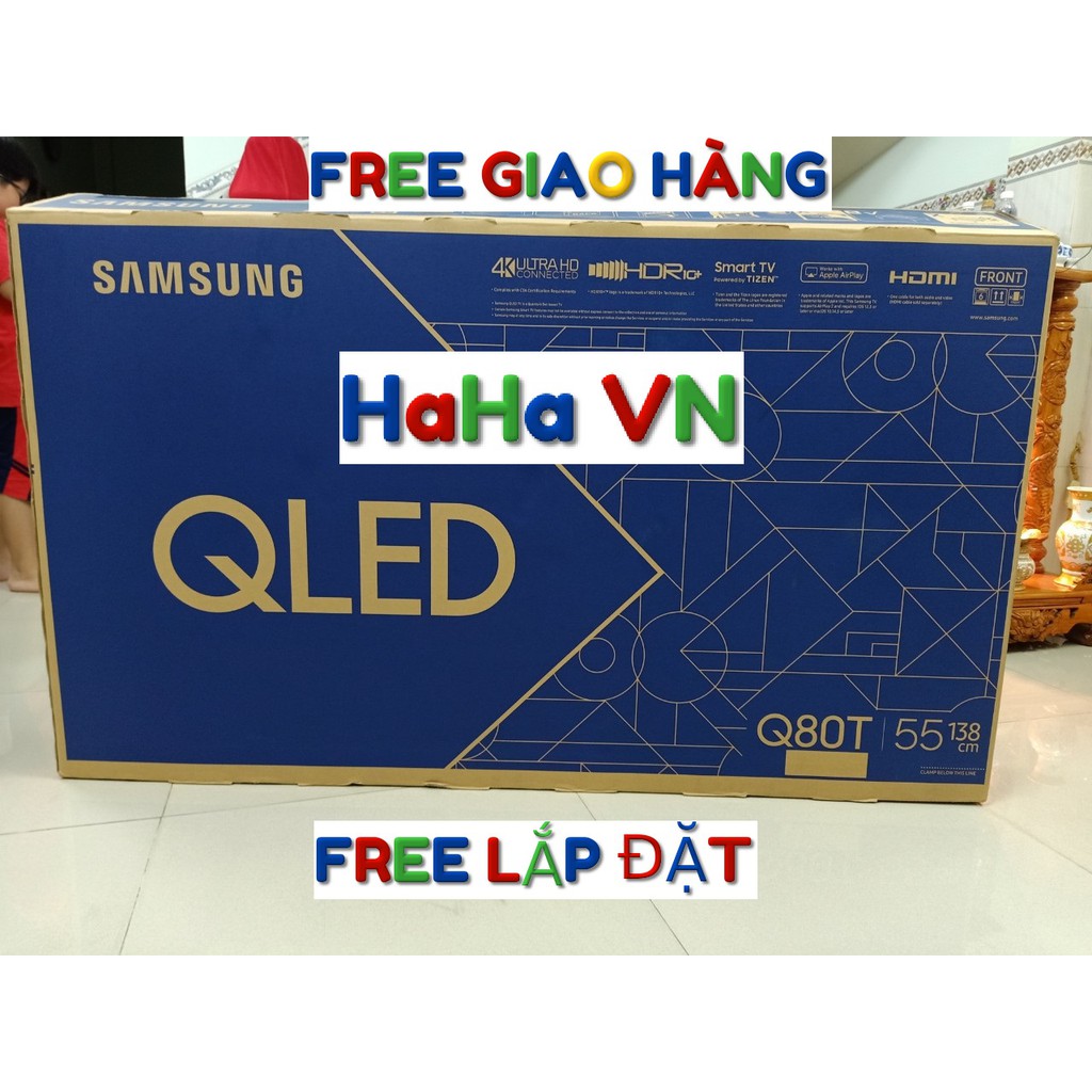 ẢNH THẬT-giảm thêm 55Q80TA -Tivi QLED Samsung QA55Q80T 4K 55 inch QA55Q80TA-CHÍNH HÃNG-MỚI 1000%-miễn phí TPHCM