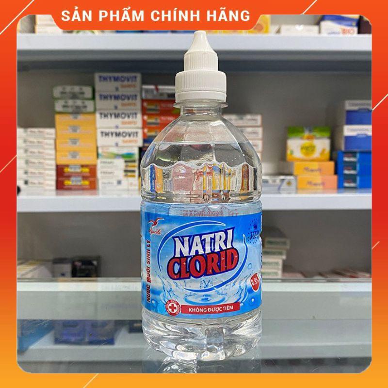 Nước muối súc miệng , nước muối sinh lý nảti clorid 0,9%