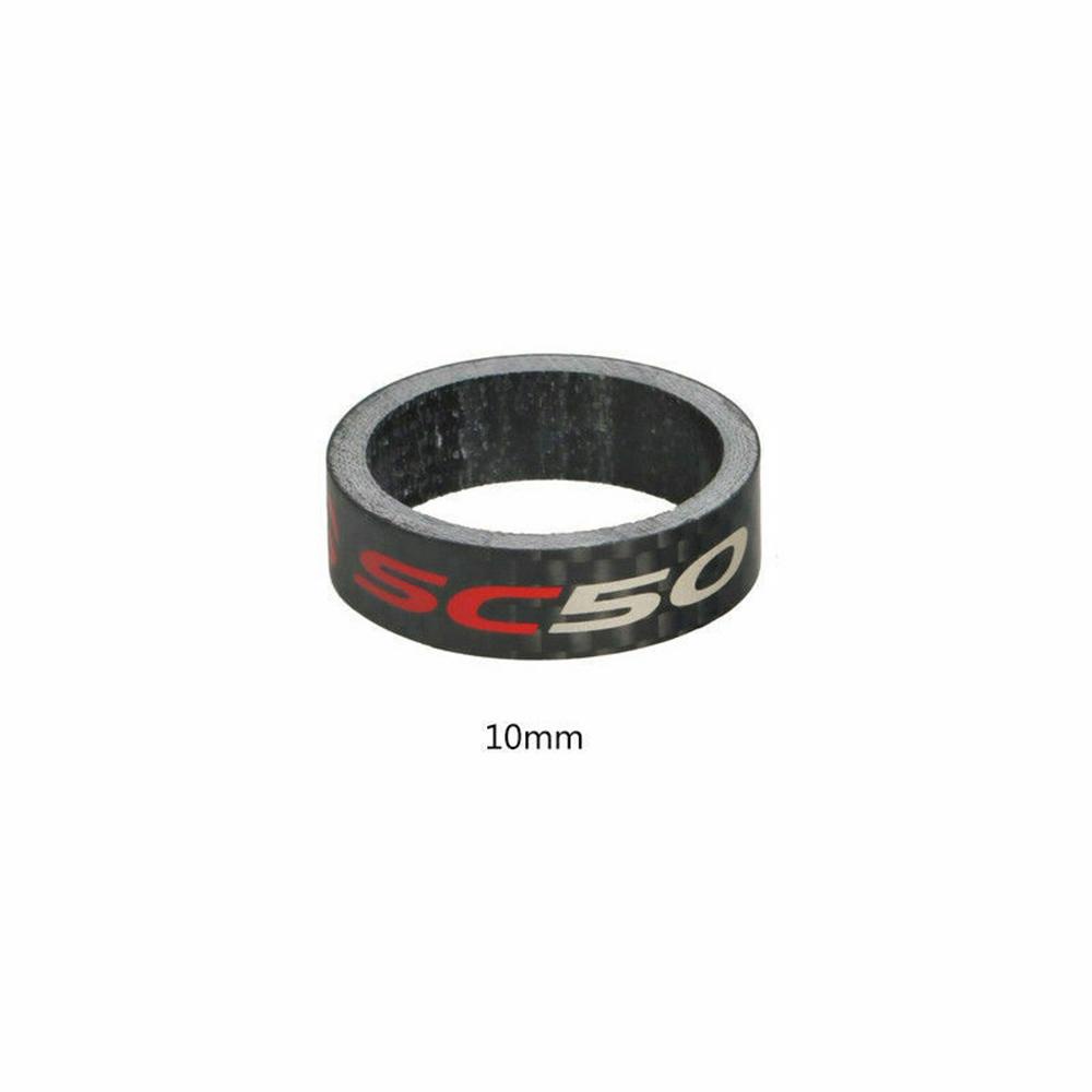 Phuộc Trước 3K SC50 28.6mm 1-1 / 8 &quot;Bằng Sợi Carbon Cho Xe Đạp
