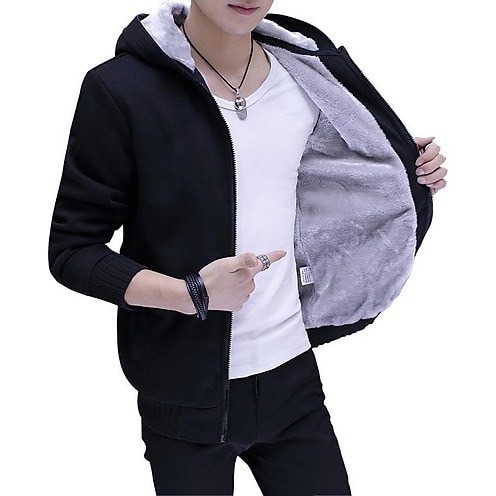 [CÓ SẴN] Áo khoác Hoodie Zip lót lông dày dặn siêu ấm