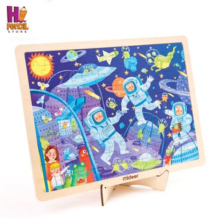 Xếp Hình Đế Gỗ Mideer 48-100 Miếng Cho Bé