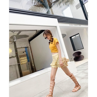 Đồ bơi nữ học sinh, set bikini 2 mảnh kín đáo quần váy, kiểu dáng nữ sinh phom nhỏ, màu sắc trẻ trung