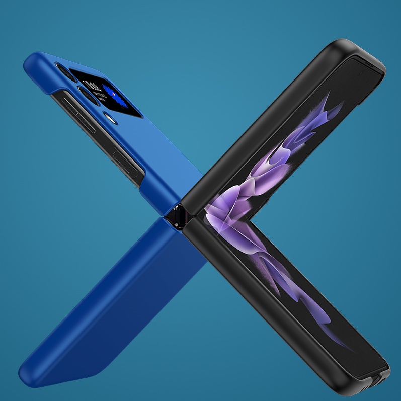 Ốp Điện Thoại Cứng Siêu Mỏng Dạng Gập Chống Rơi Cho Samsung Galaxy Z Flip 3 Flip1/2 3