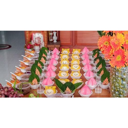 Bánh bao đào tiên dâng lễ Homemade 10k/quả