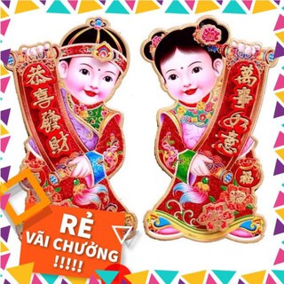 Cặp Tiên Đồng Ngọc Nữ trang trí Tết