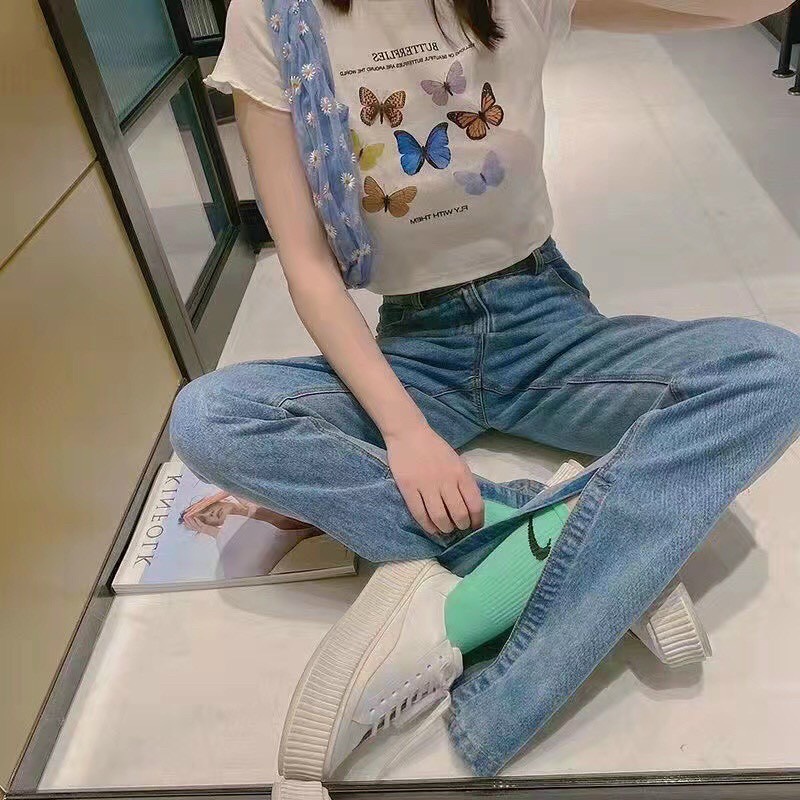 Tất, Vớ Ni Ke Nữ Thể Thao Cổ Cao Nhiều Màu Sắc Tươi Sáng, Năng Động, Trẻ Trung