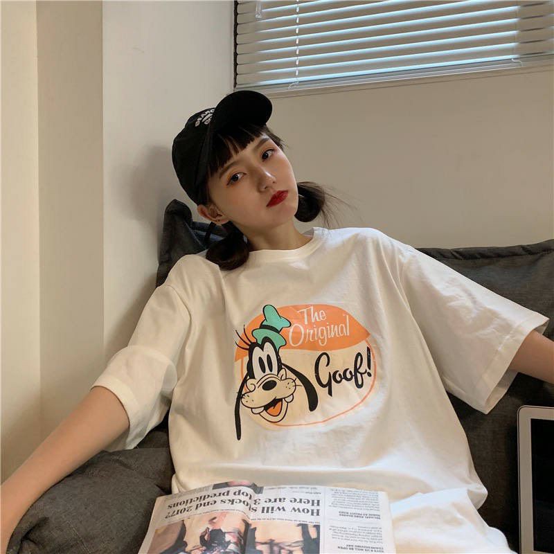 Áo thun tay lỡ Unisex GOOFY chó