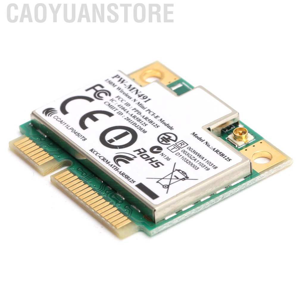 Caoyuanstore 2.4Ghz Mini PCI-E Wireless Network Card Wifi Adapter 150M ForDell/Asus/Samsung