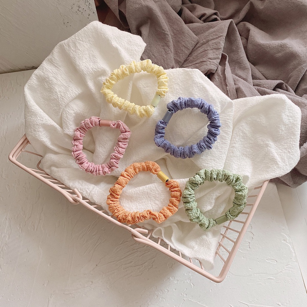 Set 5 dây buộc tóc đủ màu
