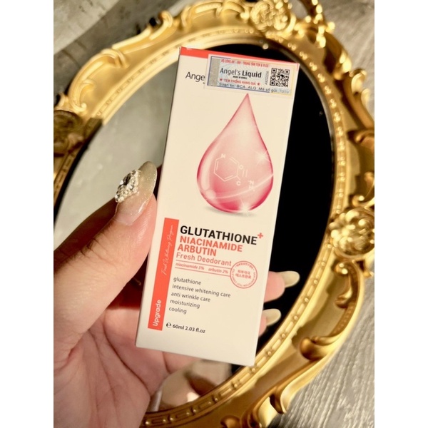 [HÀNG CÓ SẴN] Lăn mờ thâm, dưỡng trắng hot hit Angel’s Liquid Glutathione trên tik tok