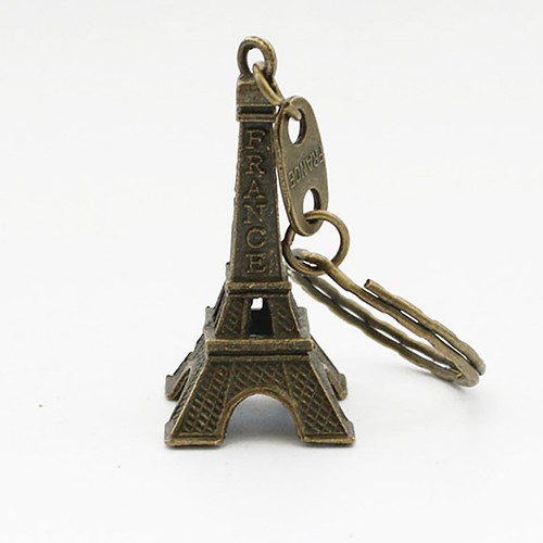 Bình Nước BK Kiểu Dáng Đơn Giản Hiện Đại✿Móc Khóa Kim Loại Hình Tháp Eiffel Xinh Xắn