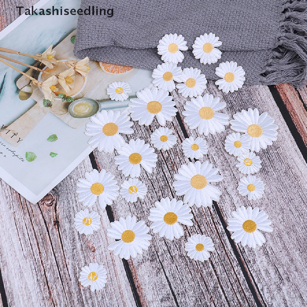 5 miếng vá ủi quần áo hình hoa cúc