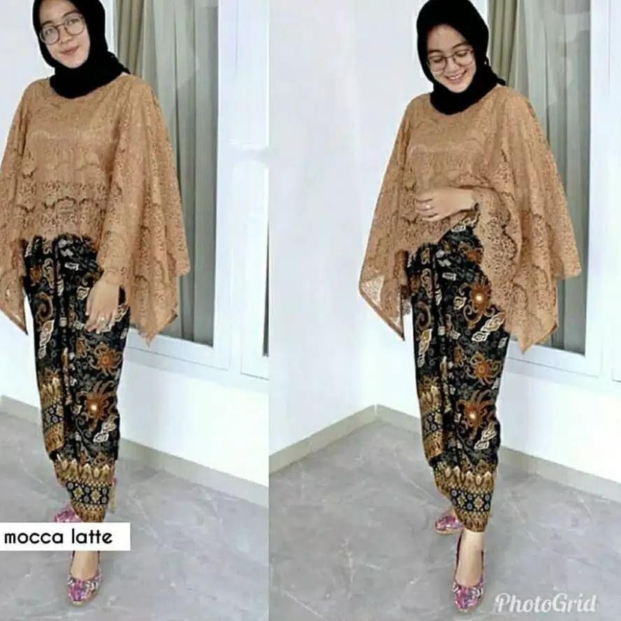 1 bộ áo sơ mi + chân váy GLITTER / MODERN Javanese / COUPLE BATIK / BA