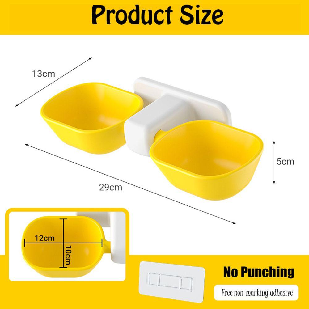 Bát Đôi Gắn Tường Bảo Vệ Cột Sống Có Thể Điều Chỉnh Đa Năng Cho Thú Cưng