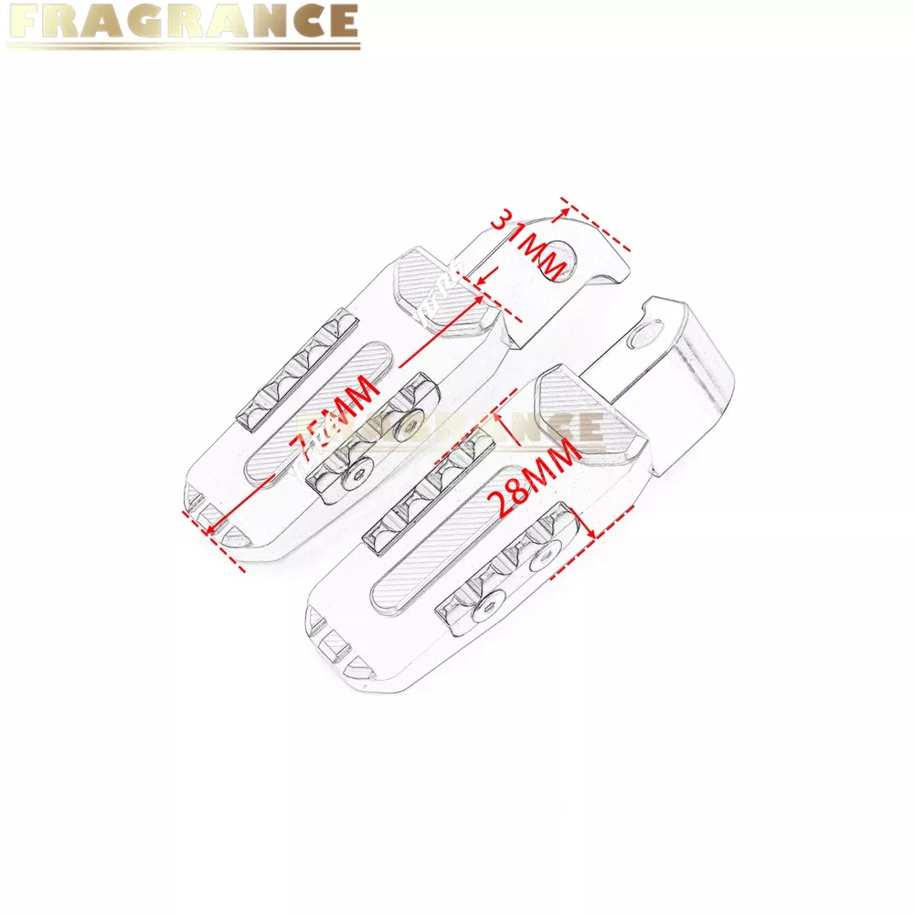 Bàn Đạp Để Chân Phía Sau Cho Xe Máy Yamaha Aerox 155 V1 V2 2012-2019 2020 2021