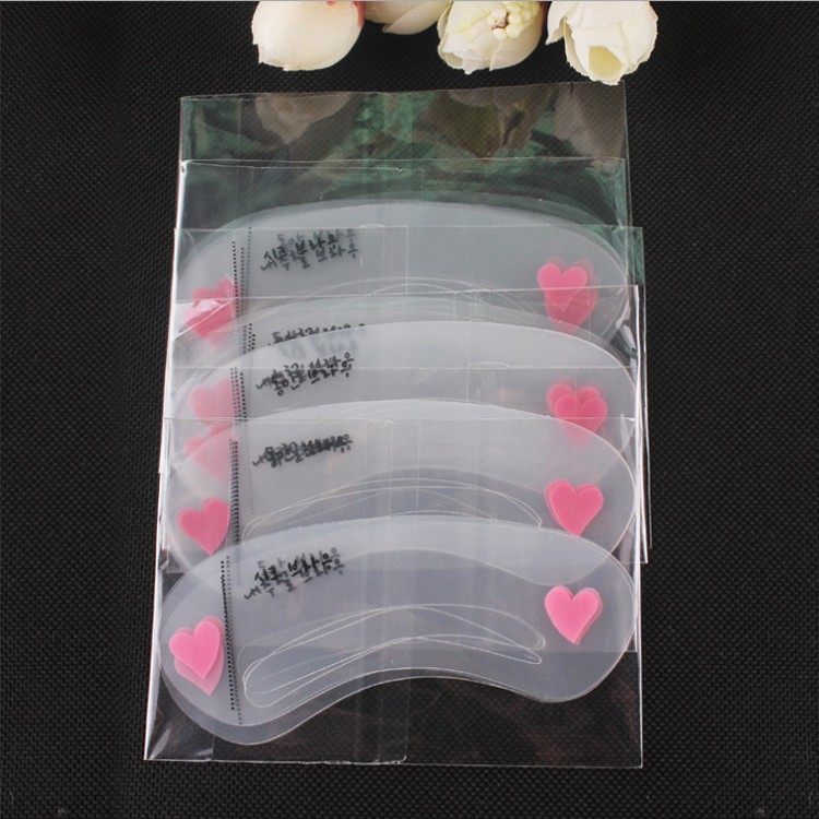 Set 3 Khuôn Kẻ Chân Mày SANIYE B008 Tiện Dụng