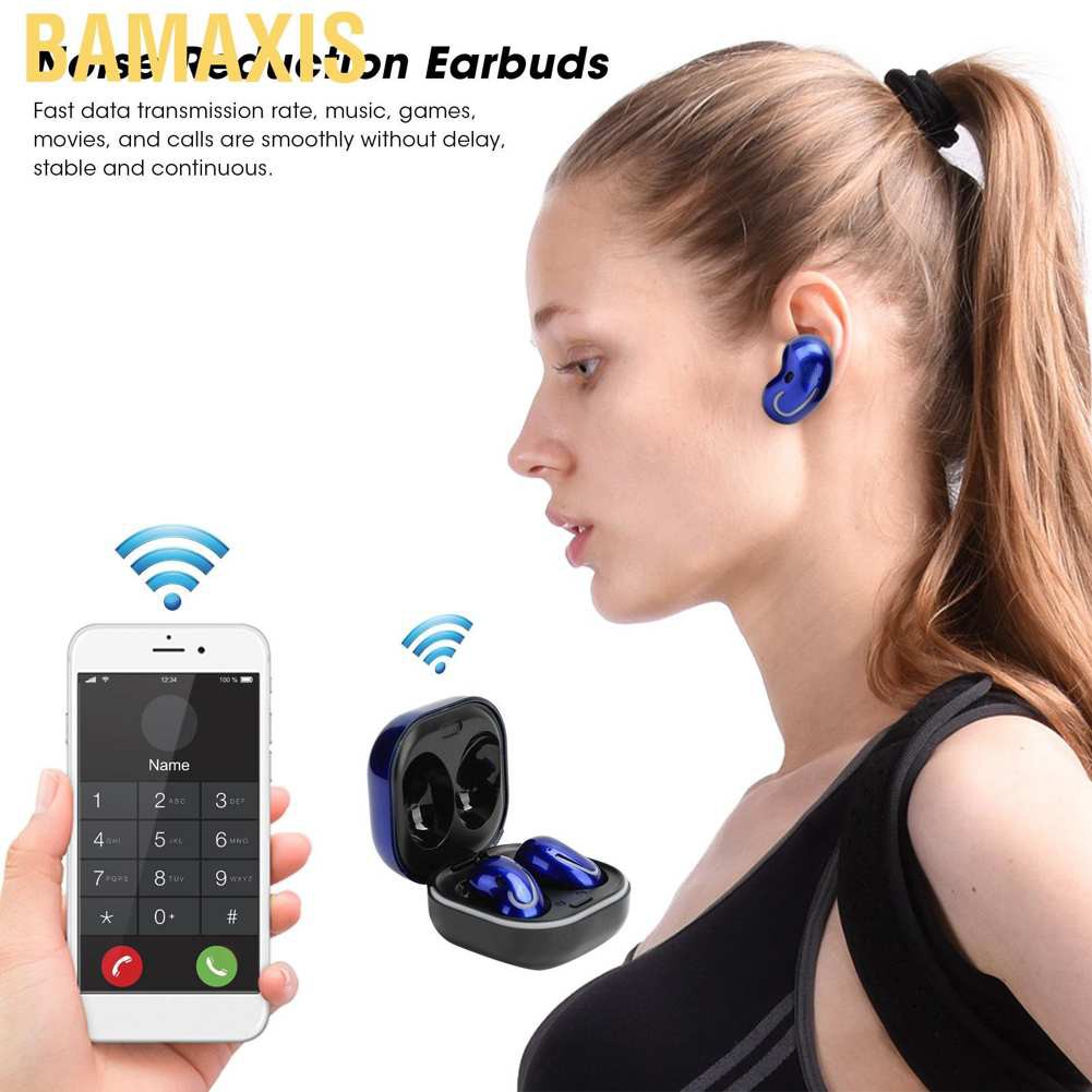 Tai Nghe Bluetooth Chống Ồn Bamaxis Cho Samsung Galaxy R175 / R180 / S6 / Se
