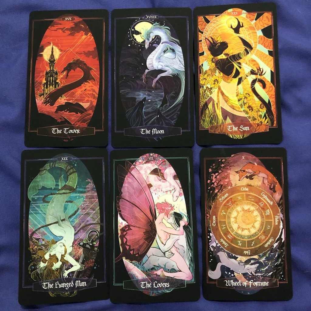 Bài Children of Litha Tarot Black Edition