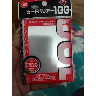 [Yugioh Funny Shop] 1 túi bọc bài Sleeve KMC STANDARD SIZE 66X91mm (100 cái/túi) cho Yugioh Pokemon