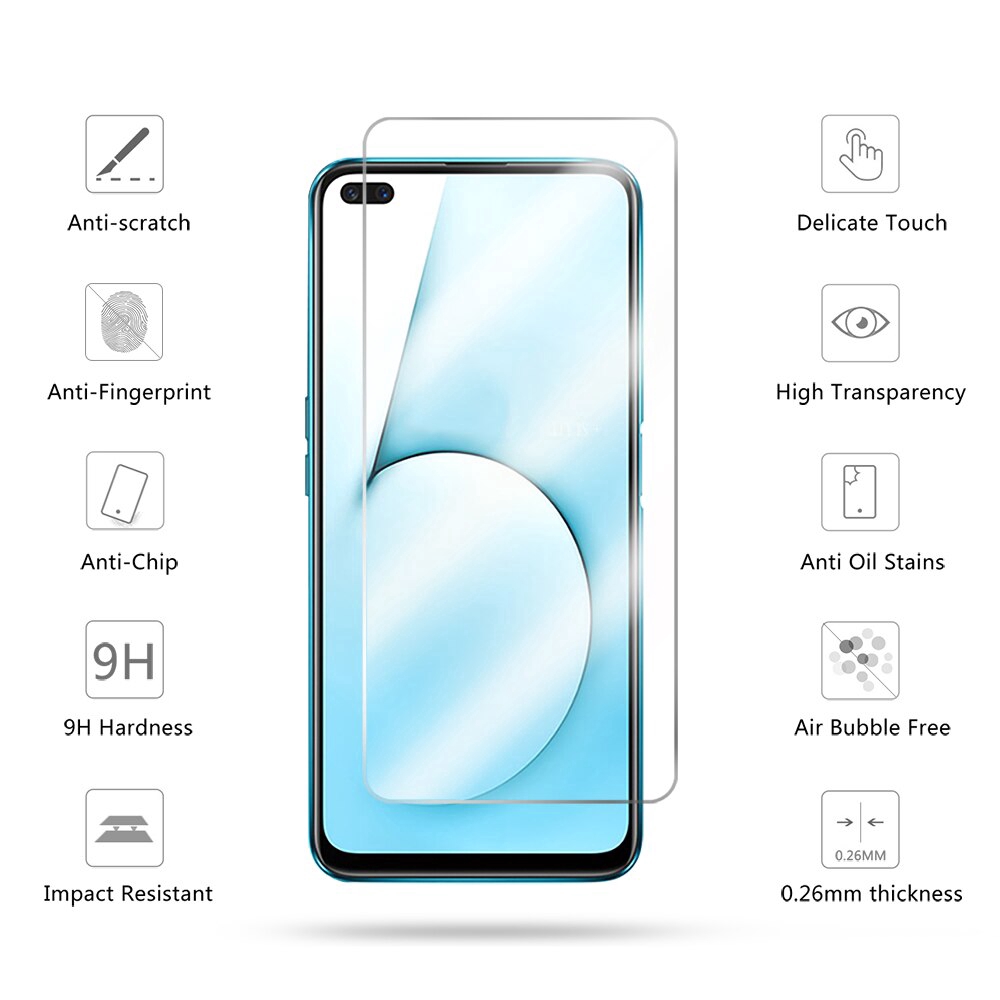 Miếng dán kính cường lực bảo vệ màn hình cho OPPO Realme X50 5G X / X50 pro A5S / A7 F1s / f7 / f5 / F11 / F11 A9 / A59