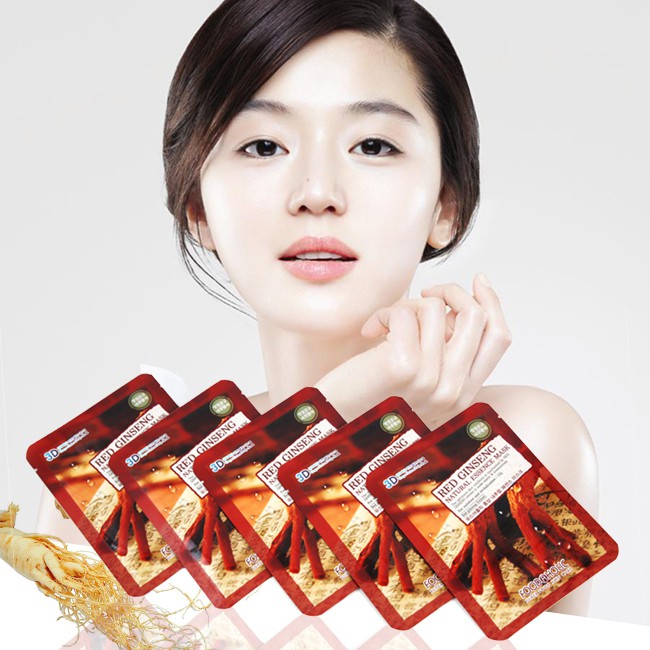 Mặt nạ giấy dưỡng chất thiên nhiên chống lão hóa da 3D Foodaholic - HONGS BEAUTY