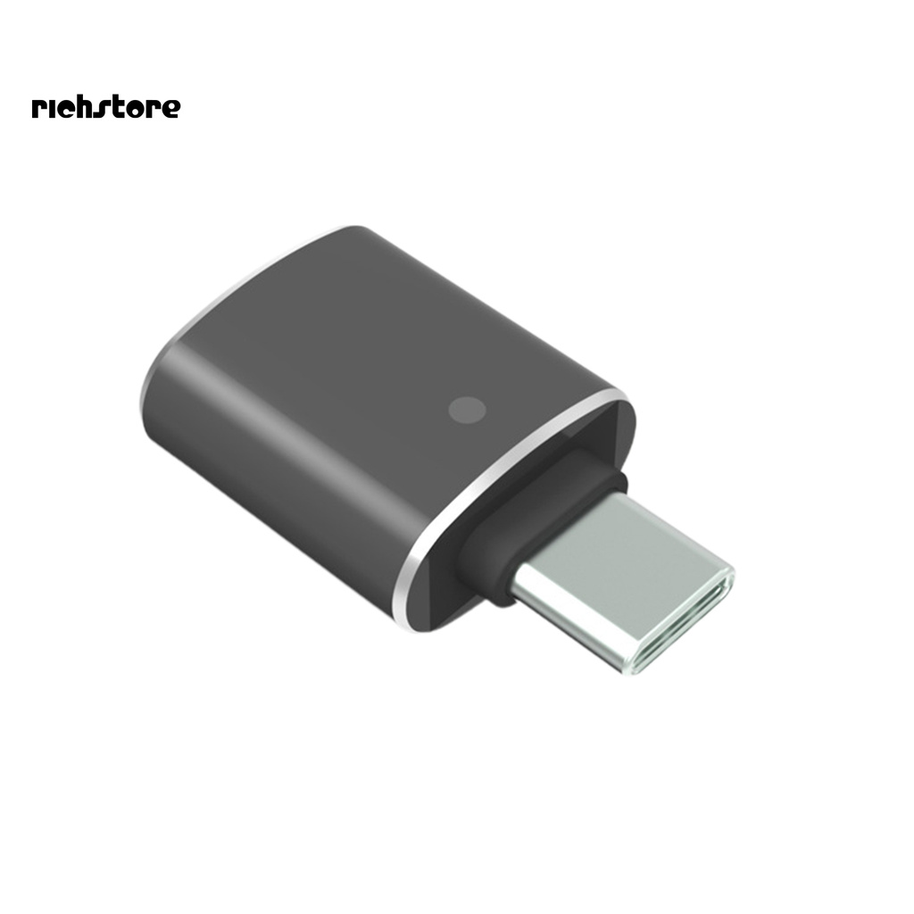 Đầu Chuyển Đổi Từ Cổng Micro Usb Sang Type-C Có Đèn Báo Hiệu