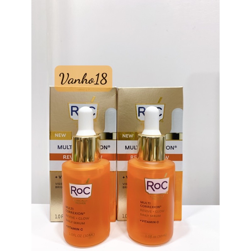 Tinh Chất Sáng Da RoC Multi Correxion Revive + Glow Vitamin C Daily Serum (30mL)