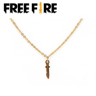 Dây chuyền Free Fire mặt hình dao đơn giản cá tính dài 50cm phần nối dài thêm 5cm