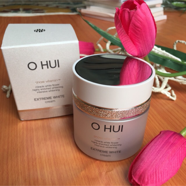 Kem dưỡng trắng da cấp ẩm làm mờ thâm sạm chống lão hóa Ohui Extreme white cream snow vitamin