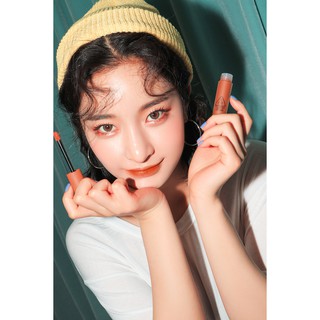 [HOT NEW 2018] Son Kem Lì 3CE Soft Lip Lacquer #Tawny Red - Tone Cam Đất