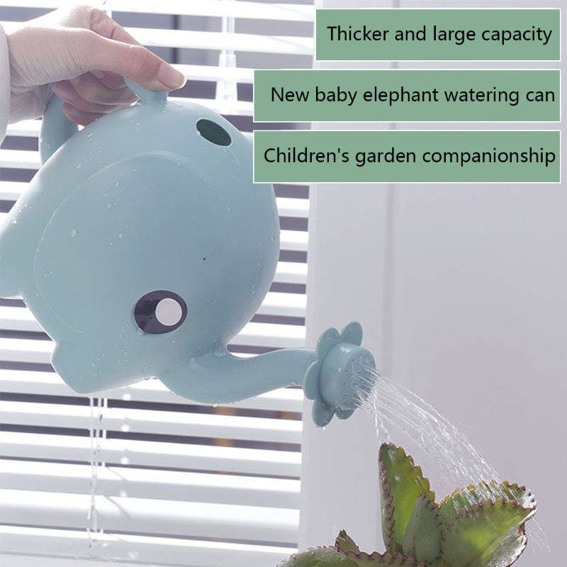 Bình Tưới Nước Bằng Nhựa Hình Voi Hoạt Hình Đáng Yêu Cho Trẻ Em