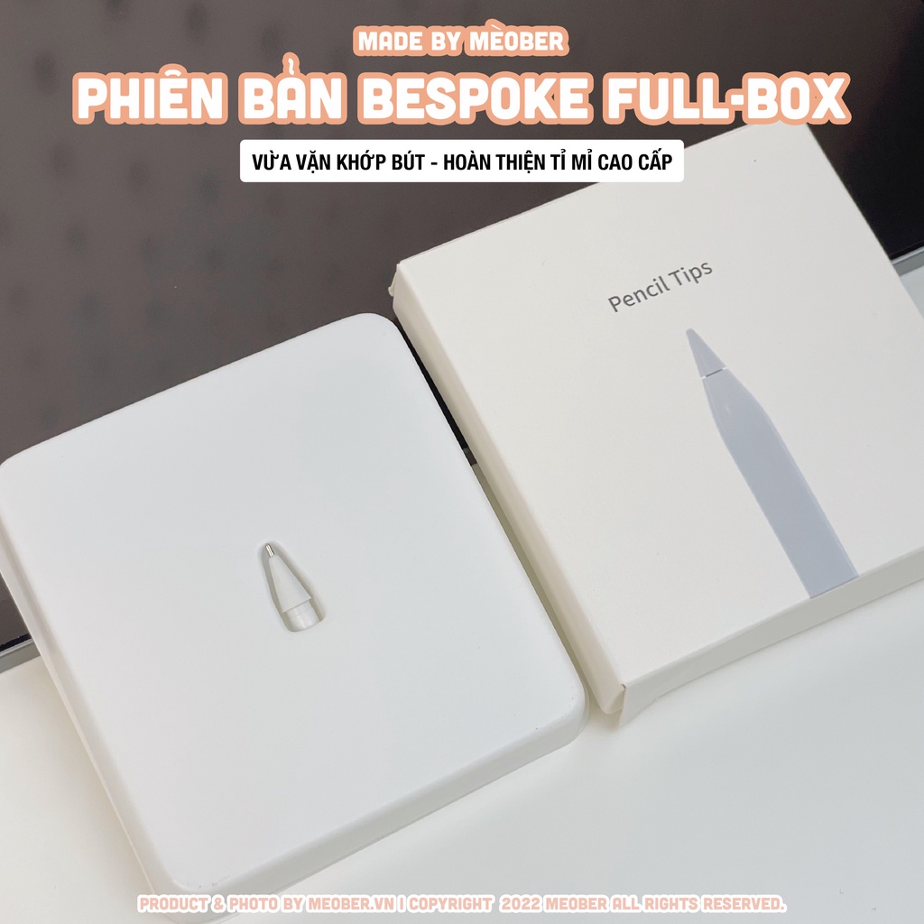 Ngòi bút kim loại thay thế bút cảm ứng Pencil 1 2, chuyên dùng với paper-like, chống mòn khi viết vẽ by mèober