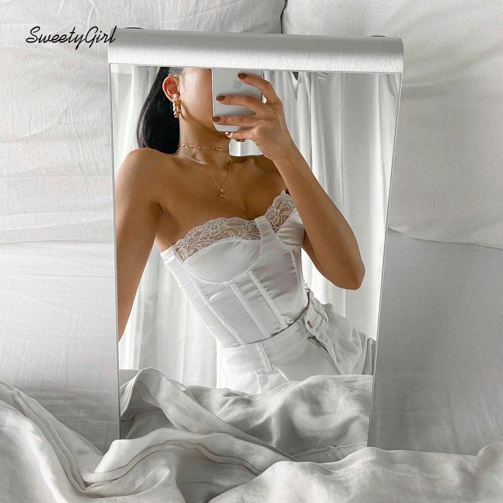 Áo Ống Màu Trơn Có Khóa Kéo Thời Trang Quyến Rũ Dành Cho Nữ 2022