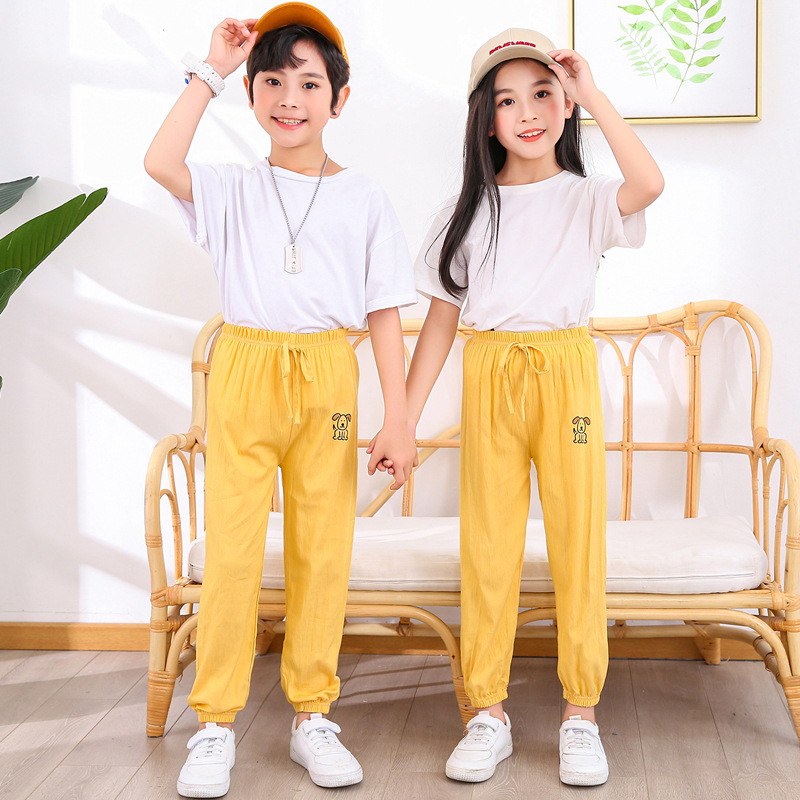 Quần Jeans Dài Lưng Thun Thời Trang Cho Bé