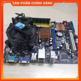 Combo main Asus G41 DDRIII socket 775 + 4Gb + E7500 + Quạt
