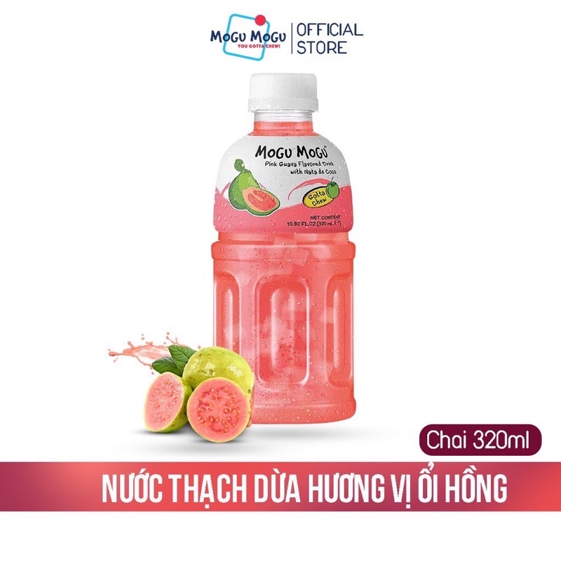 Nước Uống Mogu Mogu 8 Vị (Thùng 24 Chai X 320ml)