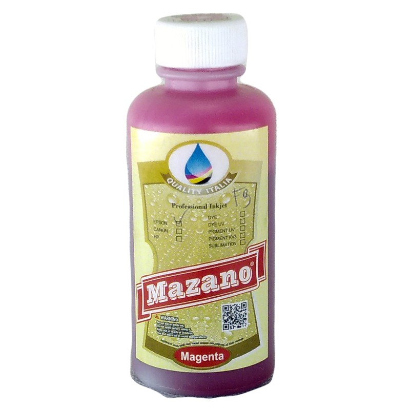 MỰC IN PHUN MÀU GỐC DẦU PIGMENT UV MAZANO CHỐNG NƯỚC, KHÔNG Bay Màu