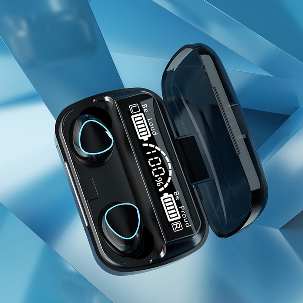 Tai Nghe Không Dây Bluetooth M10, M10 Pro TWS 5.1, Âm Thanh 3D Hifi, Chống Ồn Thông Minh, Pin Khủng Kiêm Sạc Dự Phòng