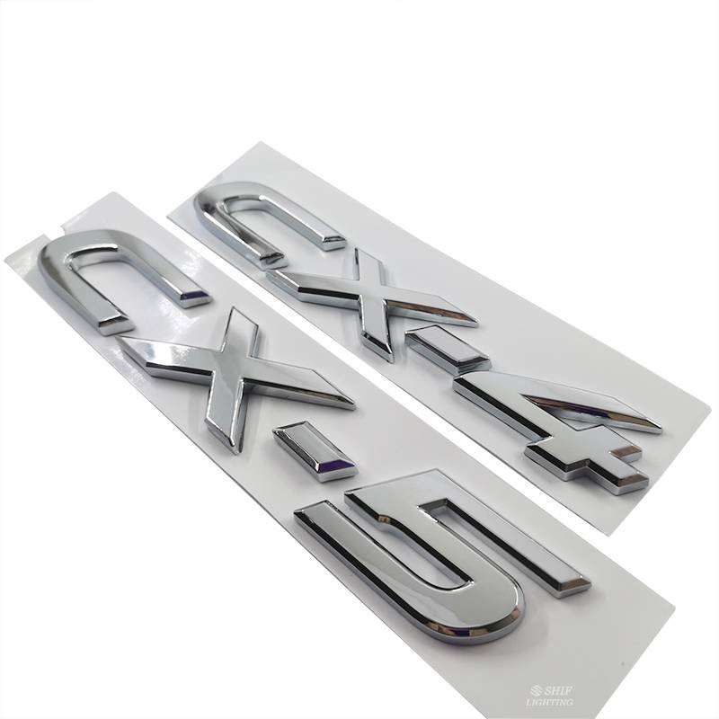 1 Miếng Dán Logo Bằng ABS Chrome CX4 CX5 Thay Thế Cho Xe Hơi MAZDA CX-4 CX-5