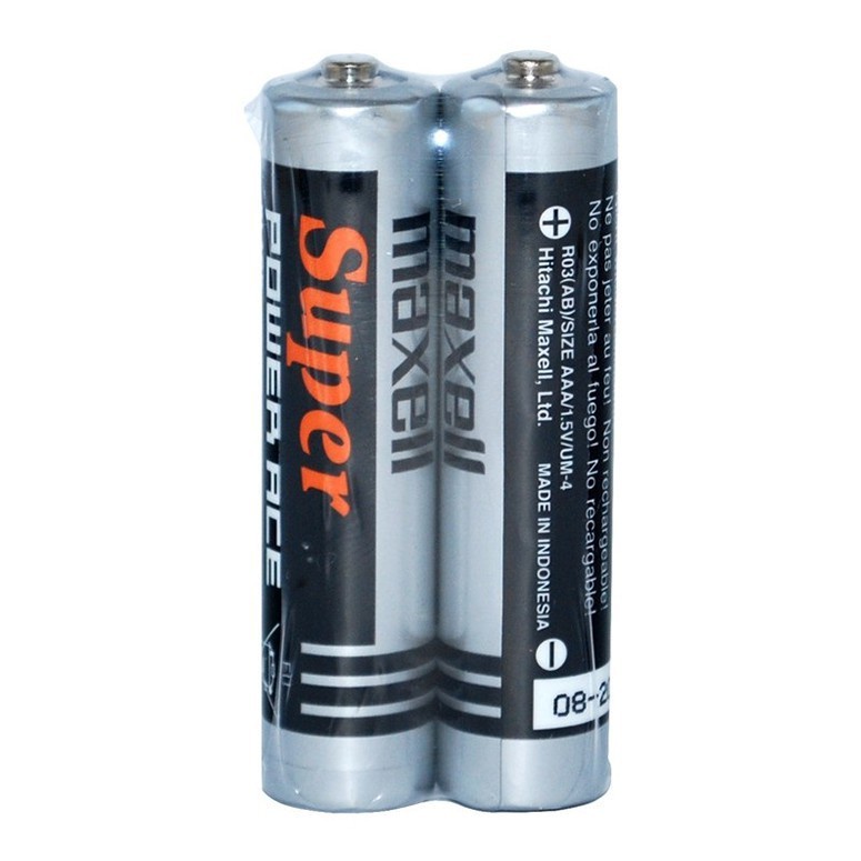 Vỉ 2 Viên Pin 3A Maxell Super Power Ace R032P - Pin Đũa 1.5V