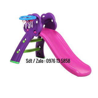 Cầu trượt trẻ em có bóng rổ nhập khẩu